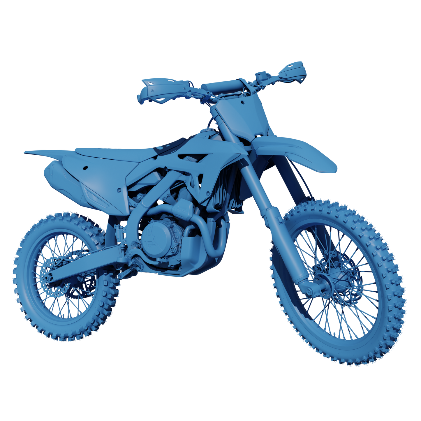 FULL HONDA CRF450R 2021 DIRTBIKE 3D MODEL (.OBJ AND .BLEND)