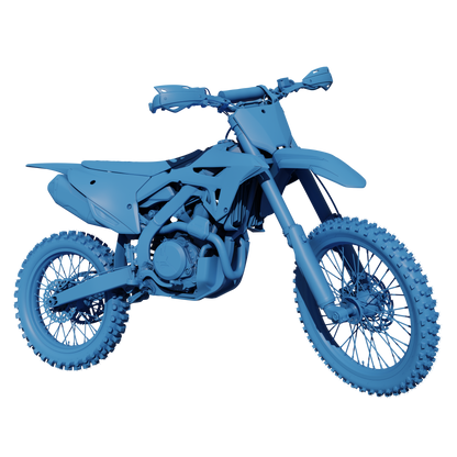 FULL HONDA CRF450R 2021 DIRTBIKE 3D MODEL (.OBJ AND .BLEND)