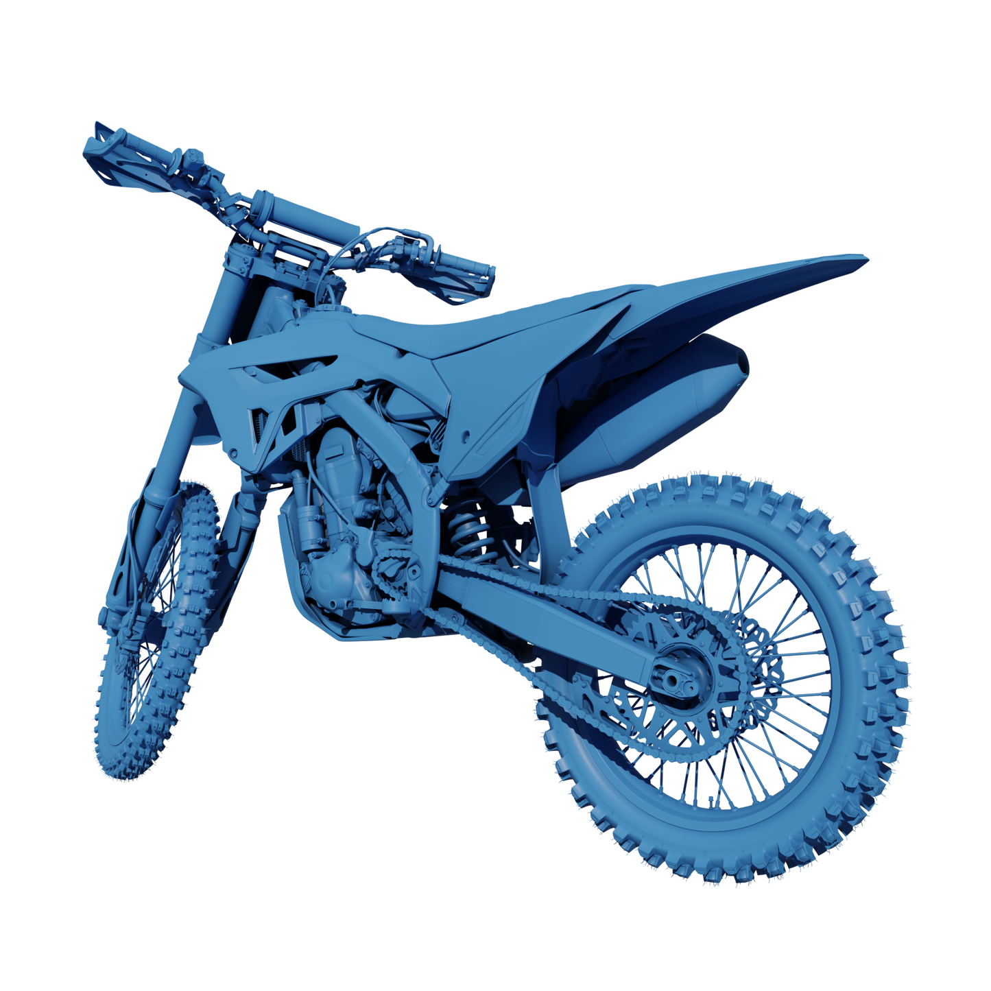 FULL HONDA CRF450R 2021 DIRTBIKE 3D MODEL (.OBJ AND .BLEND)