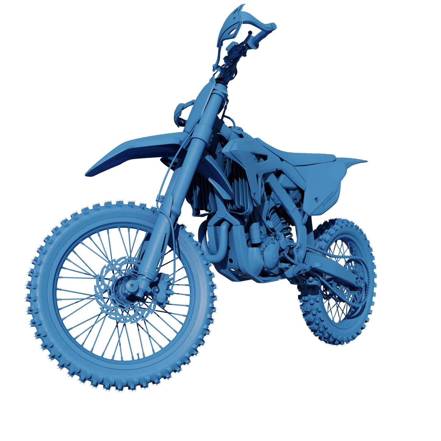 FULL HONDA CRF450R 2021 DIRTBIKE 3D MODEL (.OBJ AND .BLEND)