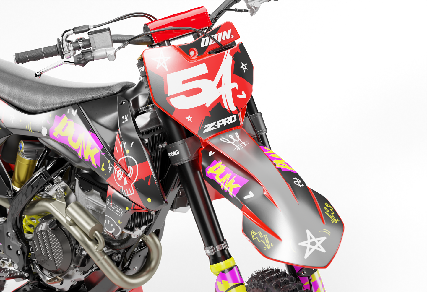 KTM - PUNK - PRE-MADE DESIGN (KTM - SX - SXF 2016 - 2017 - 2018)