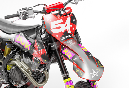 KTM - PUNK - PRE-MADE DESIGN (KTM - SX - SXF 2016 - 2017 - 2018)