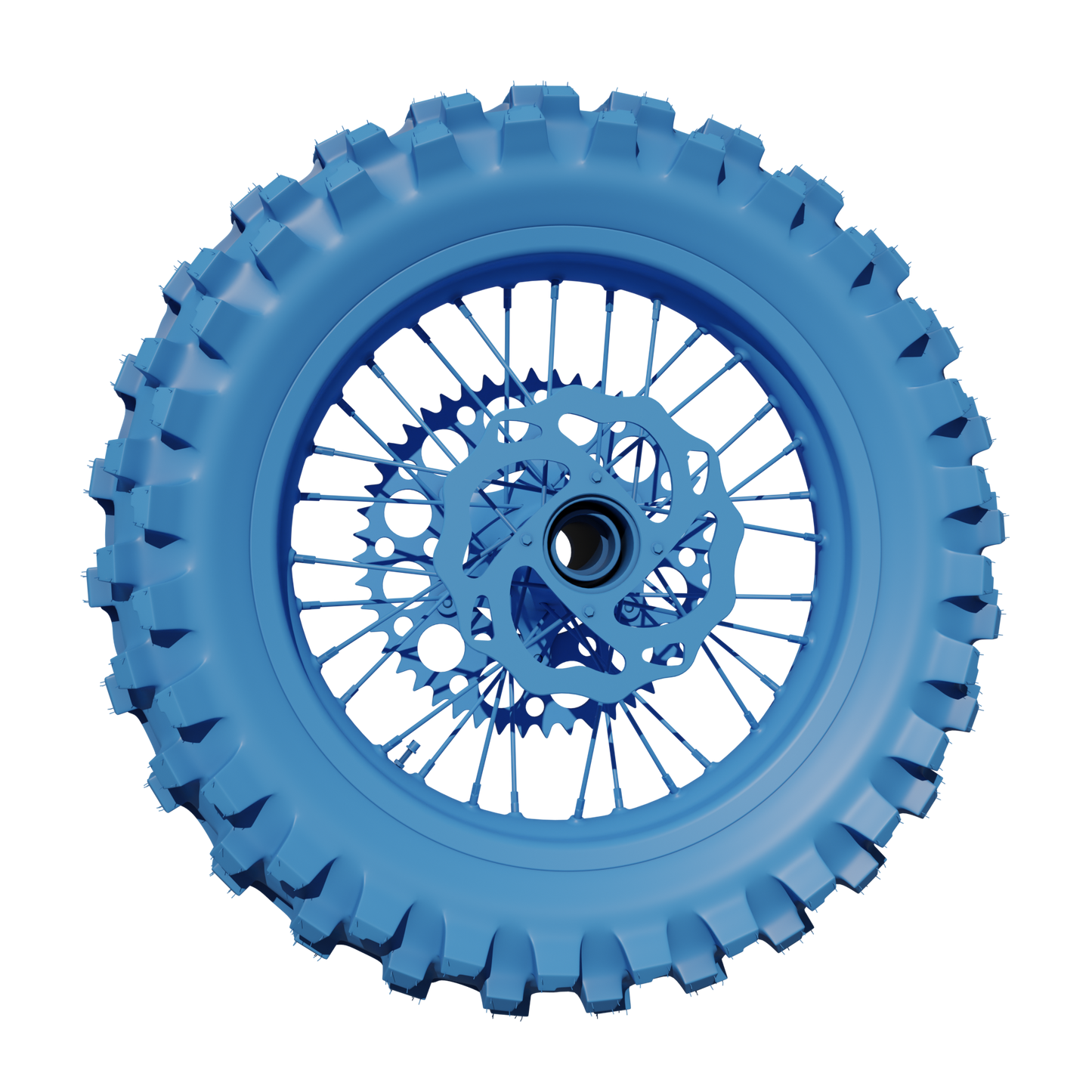 65CC REAR WHEEL ASSEMBLY 3D MODEL (.OBJ AND .BLEND)