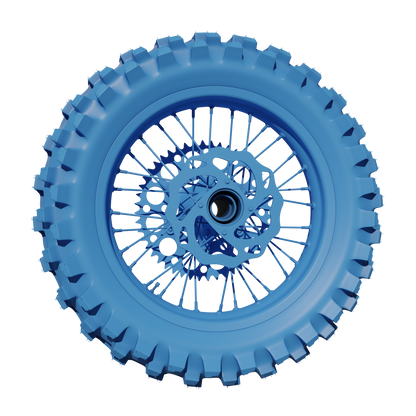 65CC REAR WHEEL ASSEMBLY 3D MODEL (.OBJ AND .BLEND)