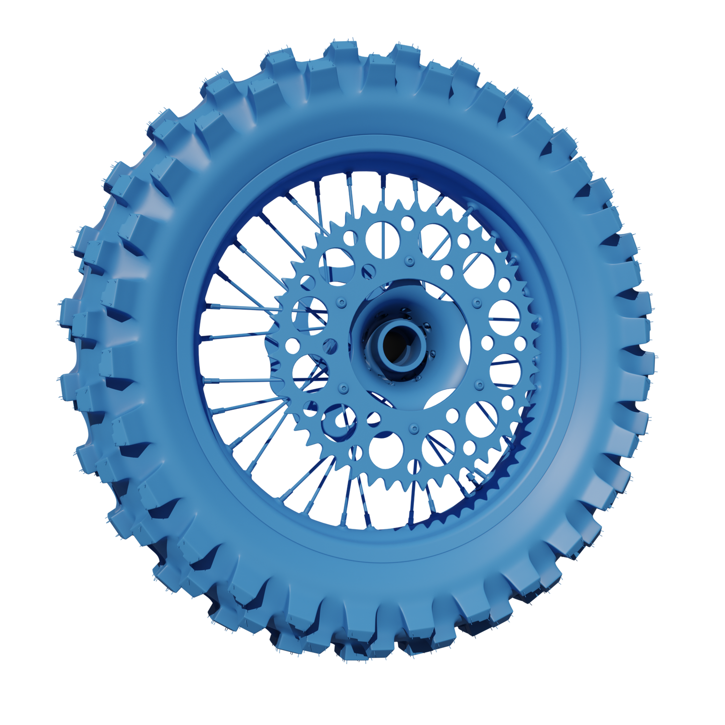 65CC REAR WHEEL ASSEMBLY 3D MODEL (.OBJ AND .BLEND)