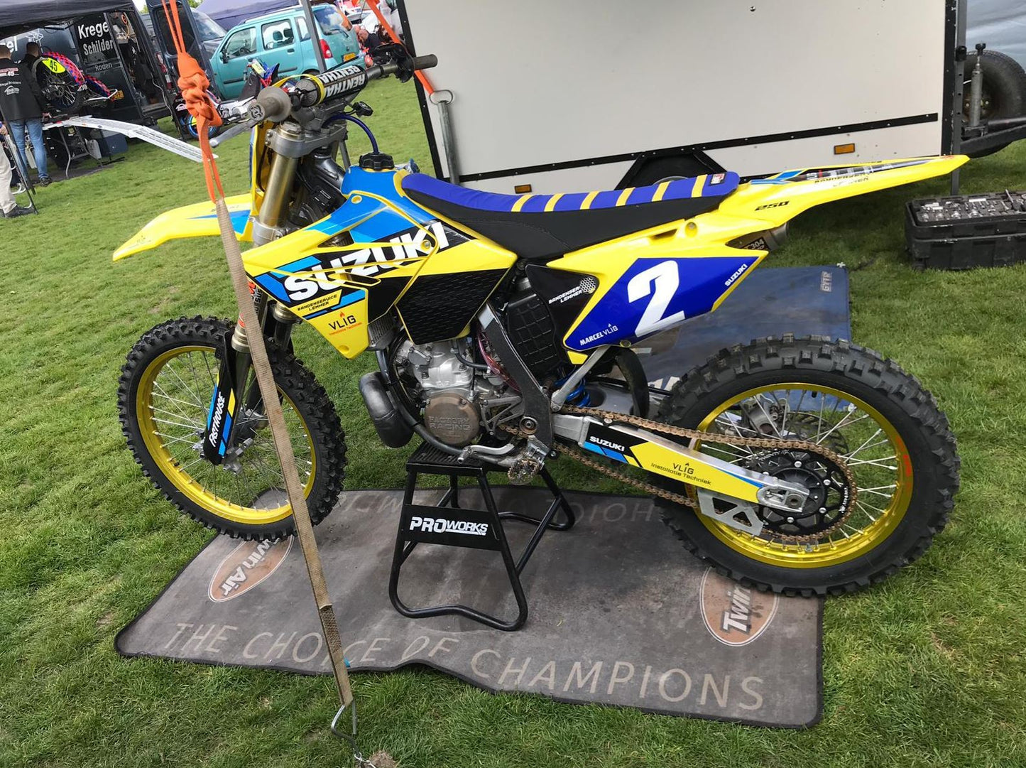 SUZUKI RM125 & RM250 2001-2008 POLISPORT RESTYLE TEMPLATE