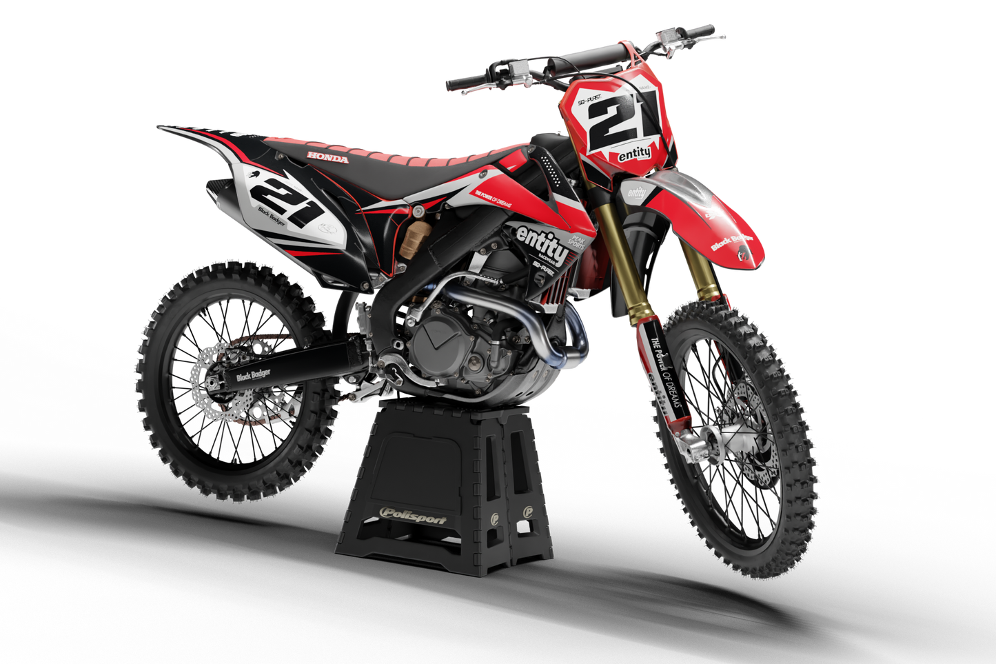 HONDA - ENTITY - PRE-MADE DESIGN (HONDA CRF450R 2009 - 2010 - 2011 - 2012)