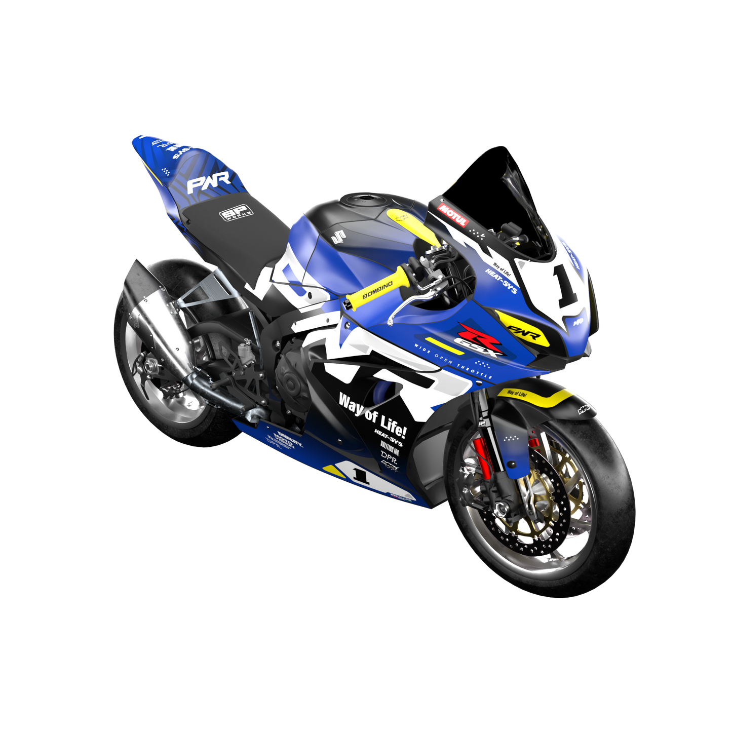 SUZUKI GSX-R 1000 2017 TO 2026 DESIGN 1 COLORSCHEME 1