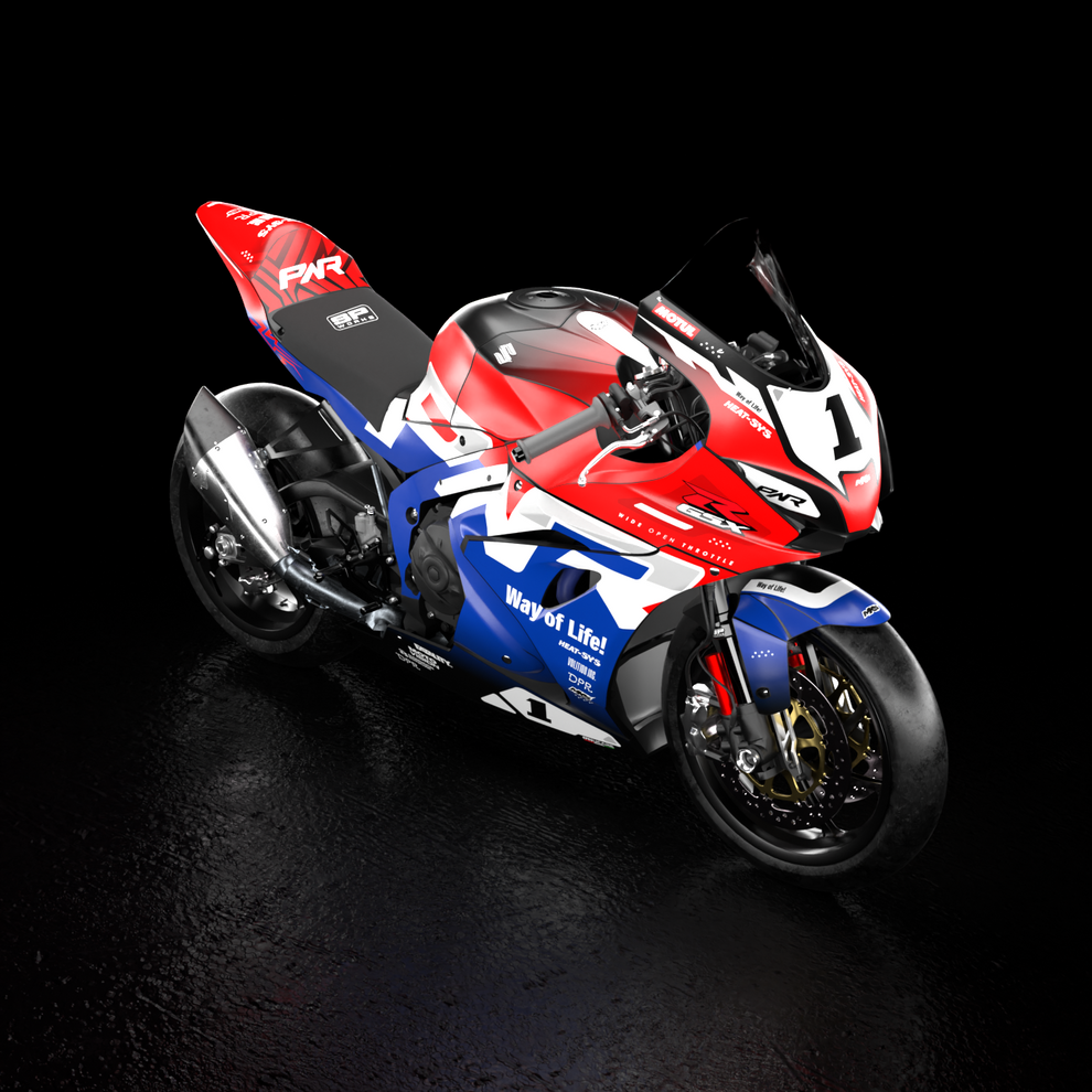 SUZUKI GSX-R 1000 2017 TO 2026 DESIGN 1 COLORSCHEME 2 – MKS-Graphics