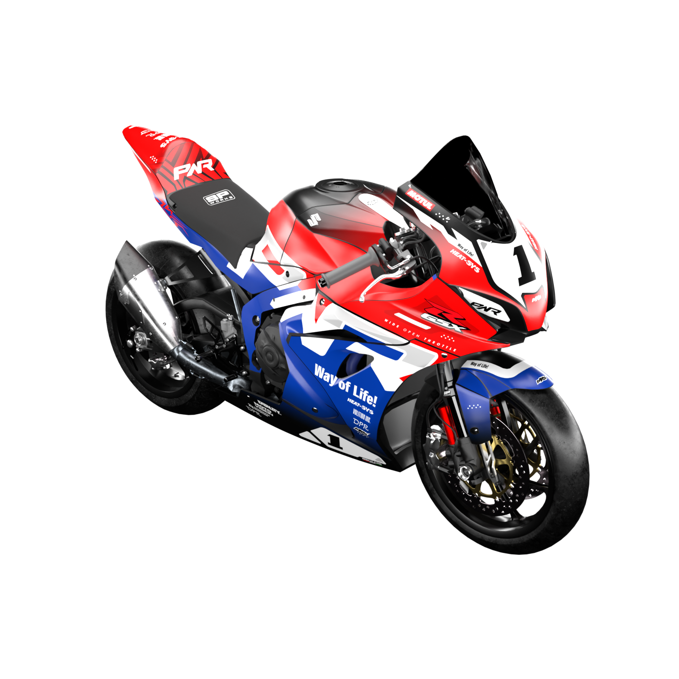 SUZUKI GSX-R 1000 2017 TO 2026 DESIGN 1 COLORSCHEME 2