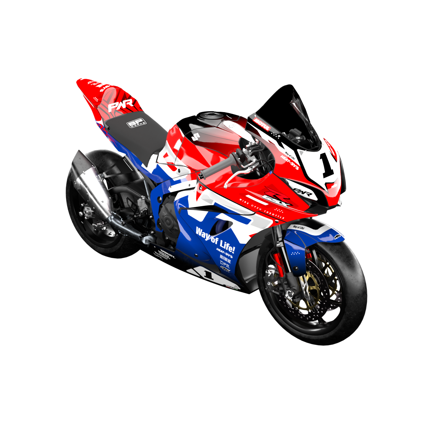 SUZUKI GSX-R 1000 2017 TO 2026 DESIGN 1 COLORSCHEME 2