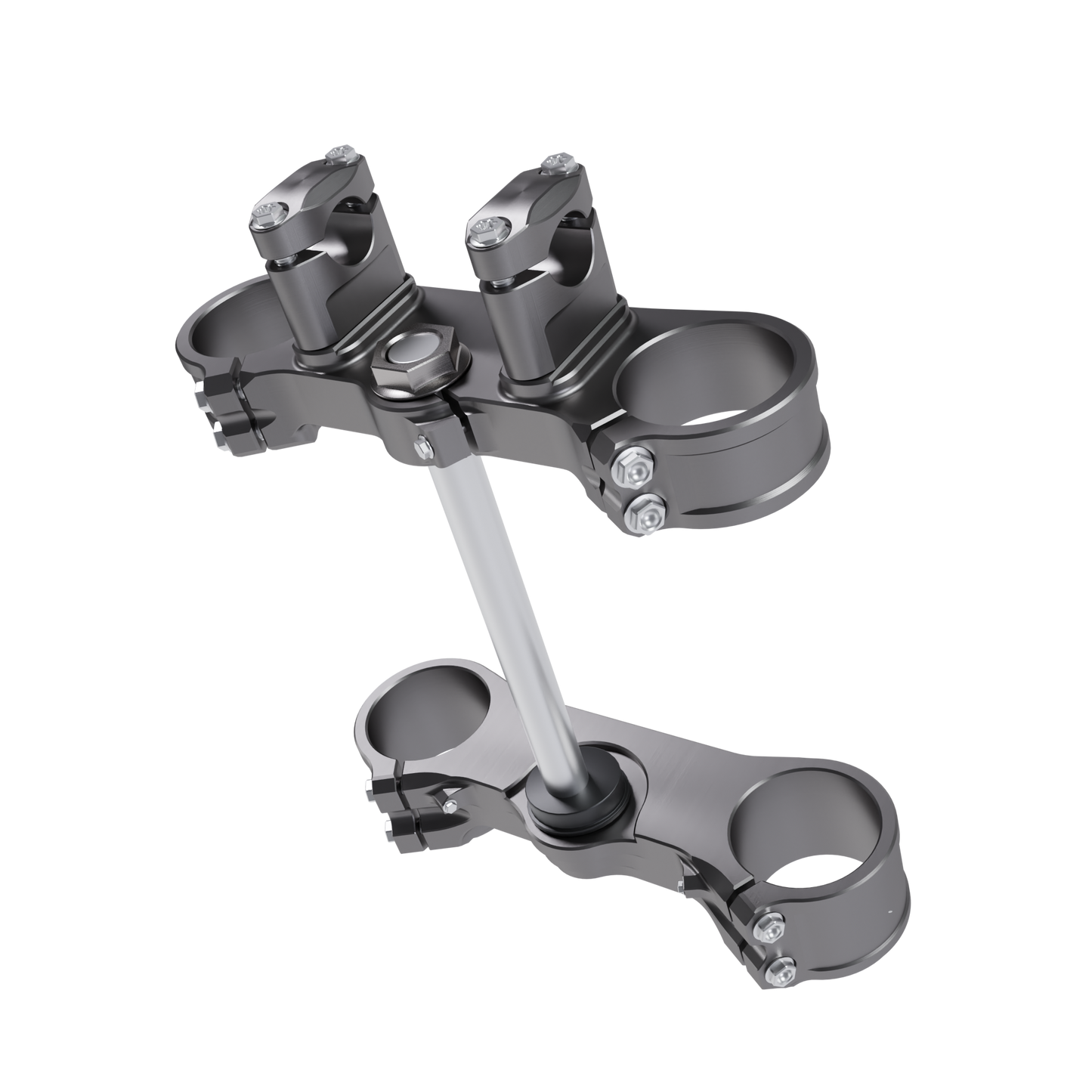 X-TRIG TRIPLE CLAMP ASSEMBLY 3D MODEL (.OBJ AND .BLEND)