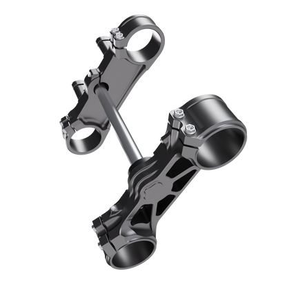 X-TRIG TRIPLE CLAMP ASSEMBLY 3D MODEL (.OBJ AND .BLEND)