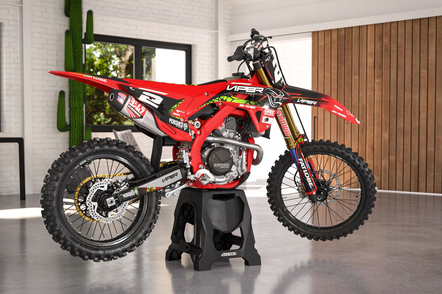 HONDA - VIPER - PRE-MADE DESIGN (HONDA CRF450R 2021 - 2022 - 2023 - 2024)