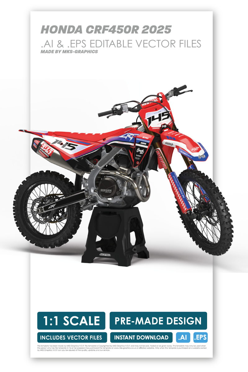 HONDA - ENDGAME - PRE-MADE DESIGN (HONDA CRF450R 2025)