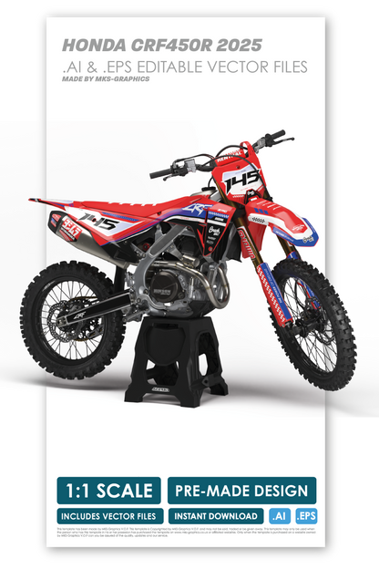 HONDA - ENDGAME - PRE-MADE DESIGN (HONDA CRF450R 2025)