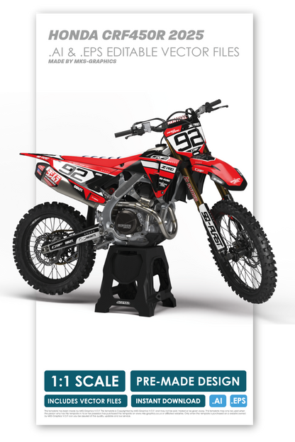 HONDA - TERMINAL - PRE-MADE DESIGN (HONDA CRF450R 2025)