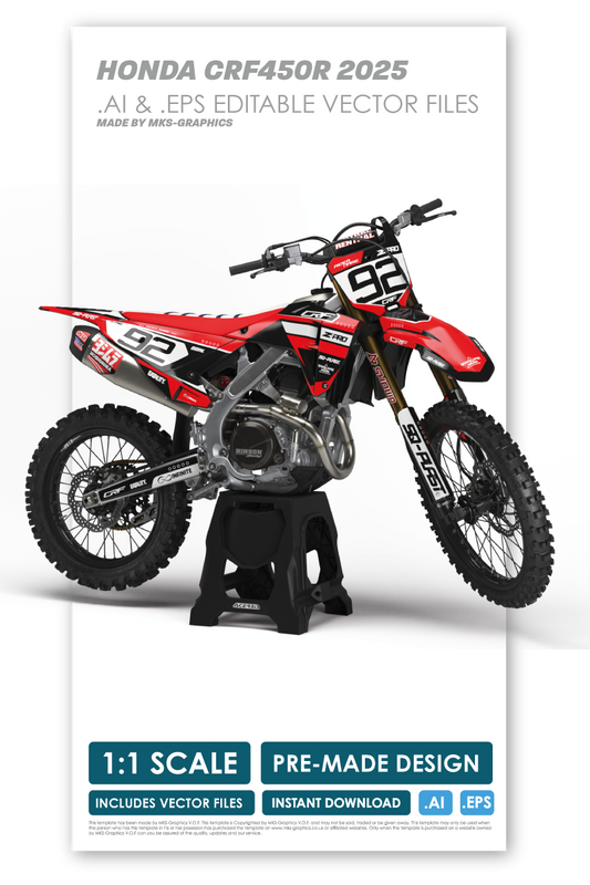 HONDA - TERMINAL - PRE-MADE DESIGN (HONDA CRF450R 2025)