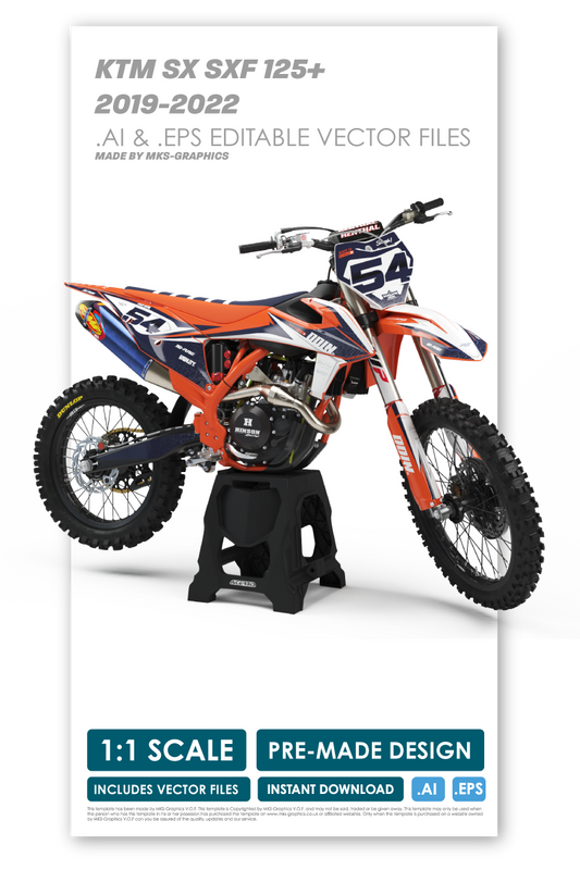 KTM - TECHNICAL - PRE-MADE DESIGN (KTM - SX - SXF 2019 - 2020 - 2021 - 2022)
