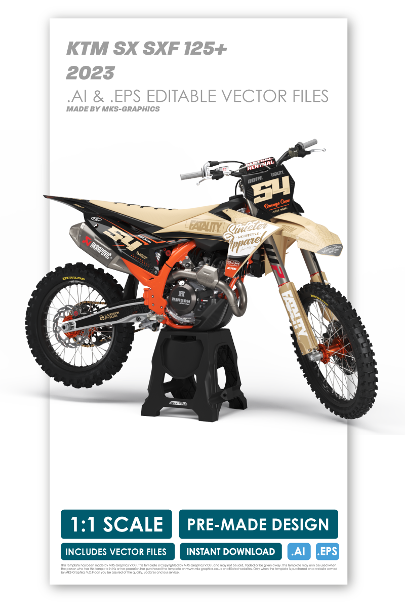 KTM - FATALITY - PRE-MADE DESIGN (KTM - SX - SXF 2023)