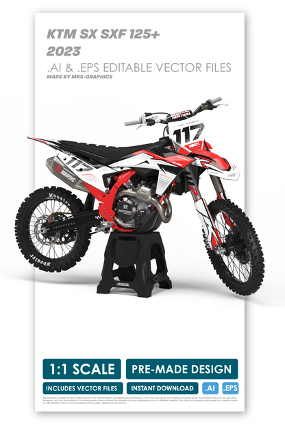 KTM - SEISMIC - PRE-MADE DESIGN (KTM - SX - SXF 2023)