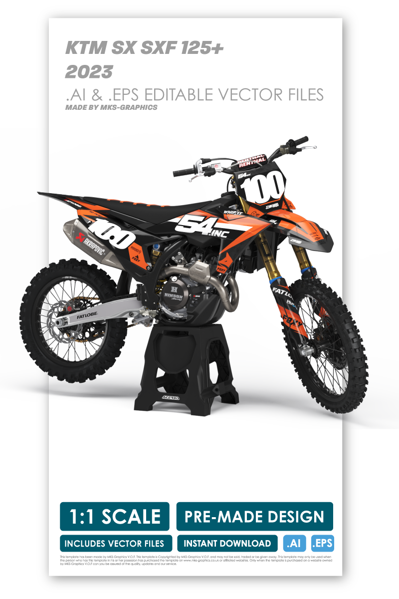 KTM - TECTONIC - PRE-MADE DESIGN (KTM - SX - SXF 2023)