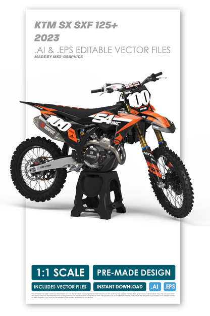 KTM - TECTONIC - PRE-MADE DESIGN (KTM - SX - SXF 2023)
