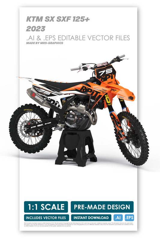KTM - RIP IT - PRE-MADE DESIGN (KTM - SX - SXF 2023)
