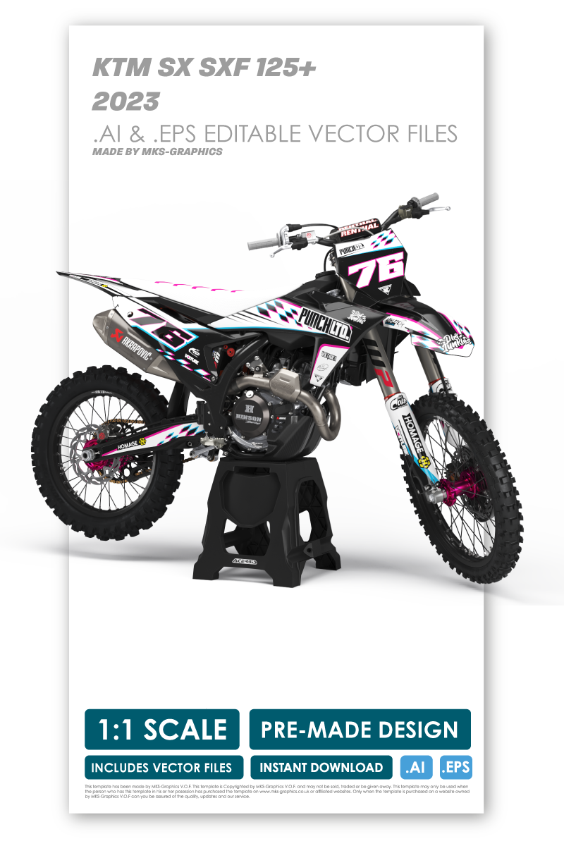 KTM - PUNCH - PRE-MADE DESIGN (KTM - SX - SXF 2023)