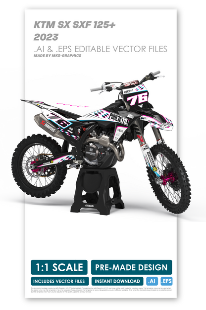 KTM - PUNCH - PRE-MADE DESIGN (KTM - SX - SXF 2023)
