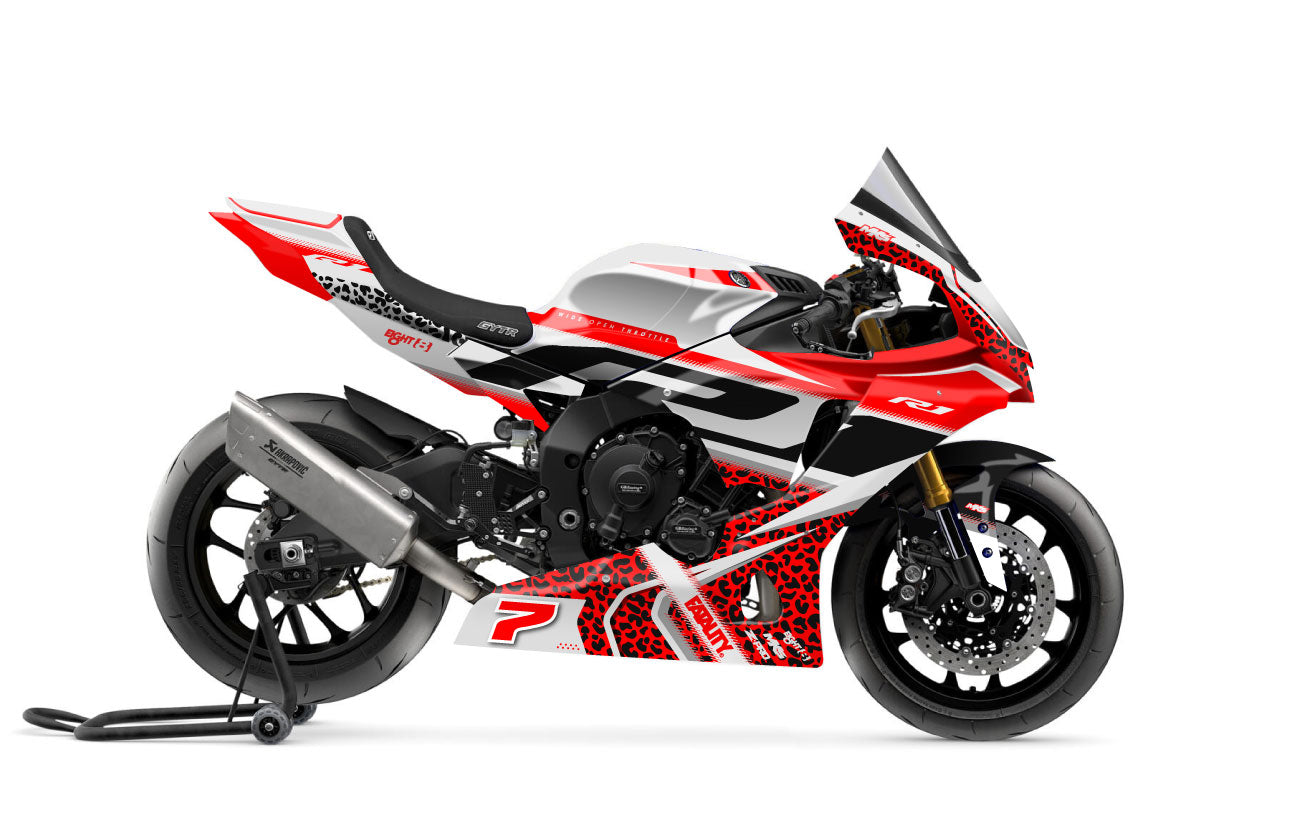 Yamaha R1 2020 + Graphics-kit Design 1 Version 2 – MKS-Graphics
