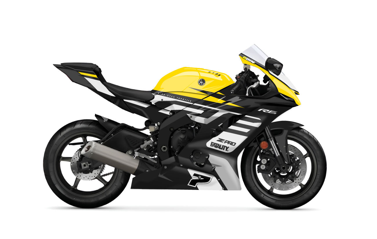 Yamaha R6 2020 Graphics-kit Design 1 Version 1 – MKS-Graphics