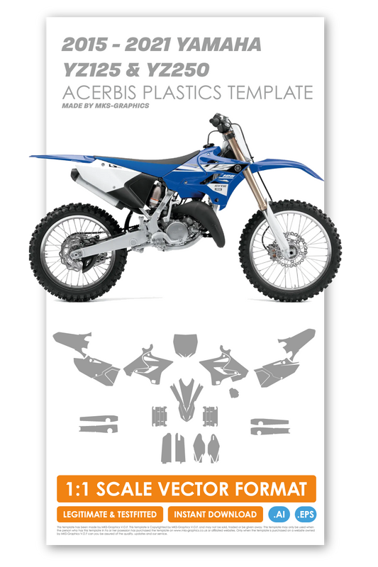 Yamaha Motocross Templates – MKS-Graphics