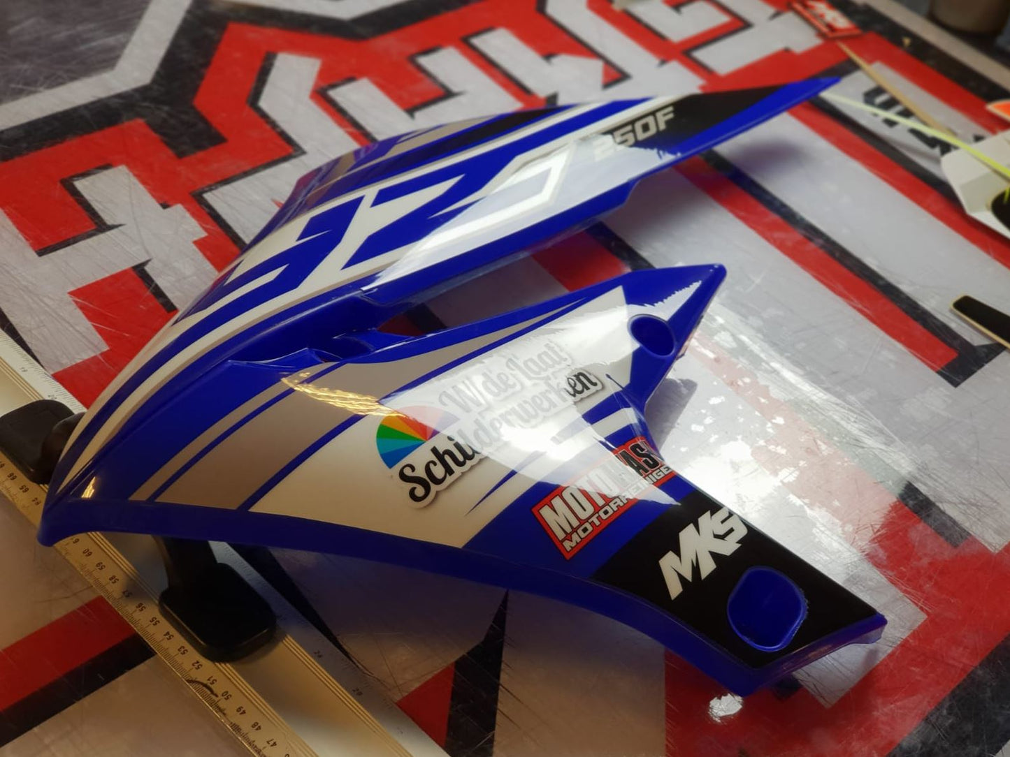 YAMAHA YZ450F 2018 - 2019 - 2020 - 2021 - 2022 TEMPLATE (POLISPORT PLASTICS)