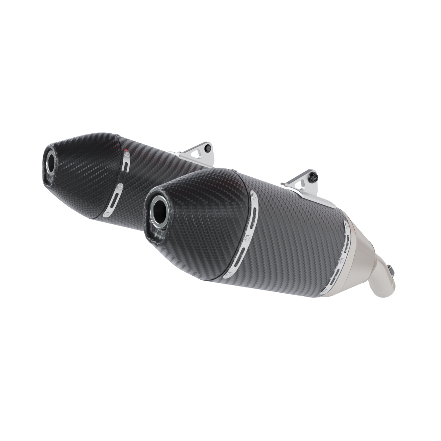 YOSHIMURA TWIN EXHAUST 3D MODEL (.OBJ AND .BLEND)