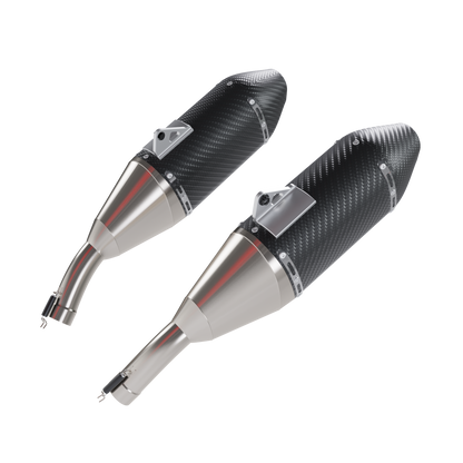 YOSHIMURA TWIN EXHAUST 3D MODEL (.OBJ AND .BLEND)