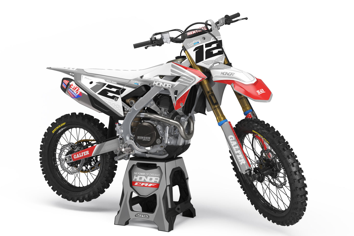 HONDA - KEPLAR - PRE-MADE DESIGN (HONDA CRF450R 2021 - 2022 - 2023 - 2024)