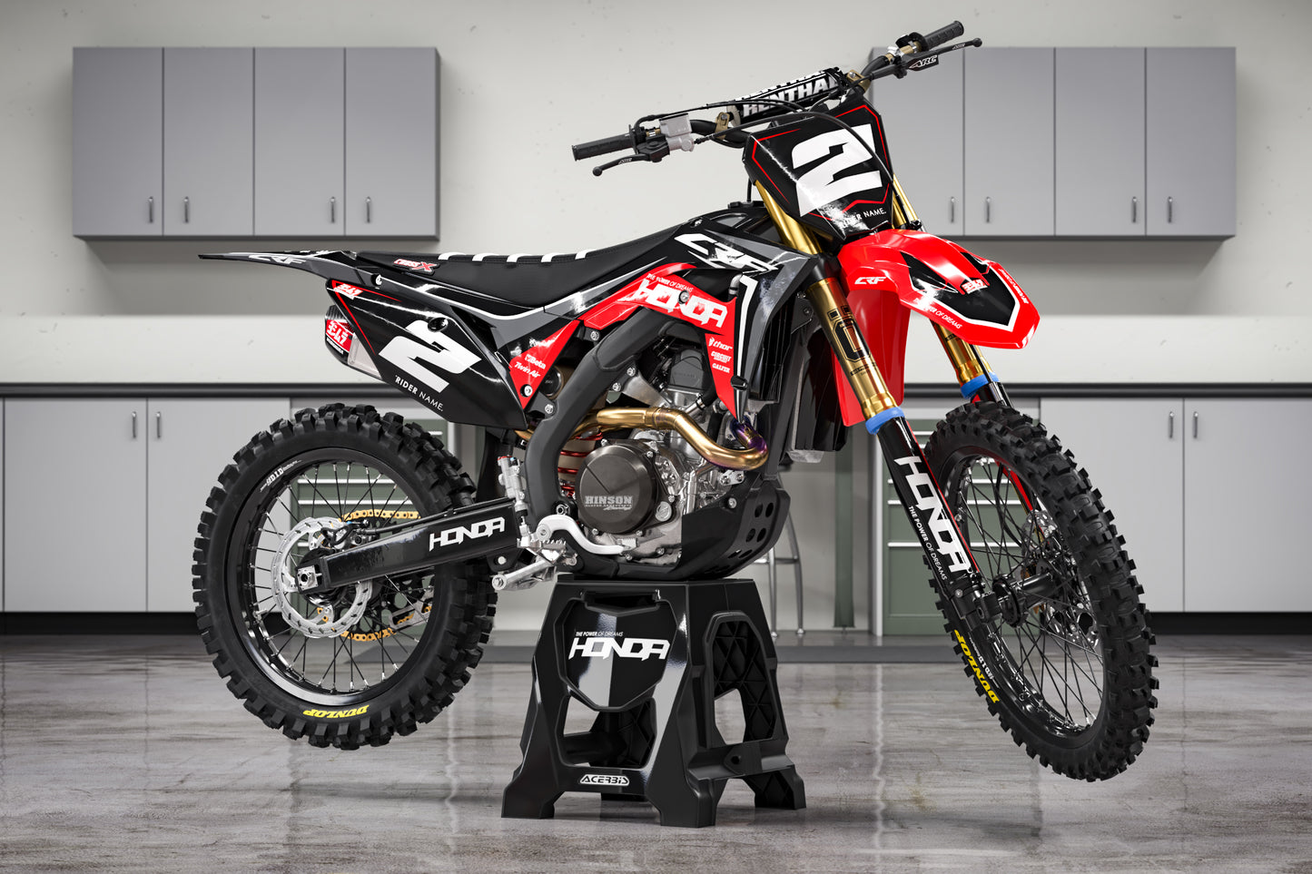 HONDA - LIGHTNING 4 - PRE-MADE DESIGN (HONDA CRF450R 2017 - 2018 - 2019 - 2020)