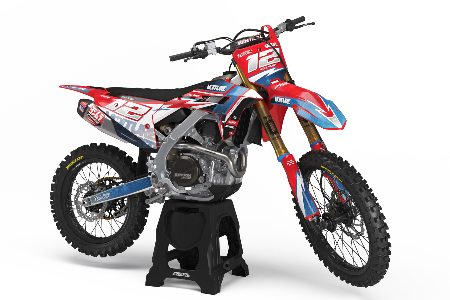 HONDA - LITE - PRE-MADE DESIGN (HONDA CRF450R 2021 - 2022 - 2023 - 2024)