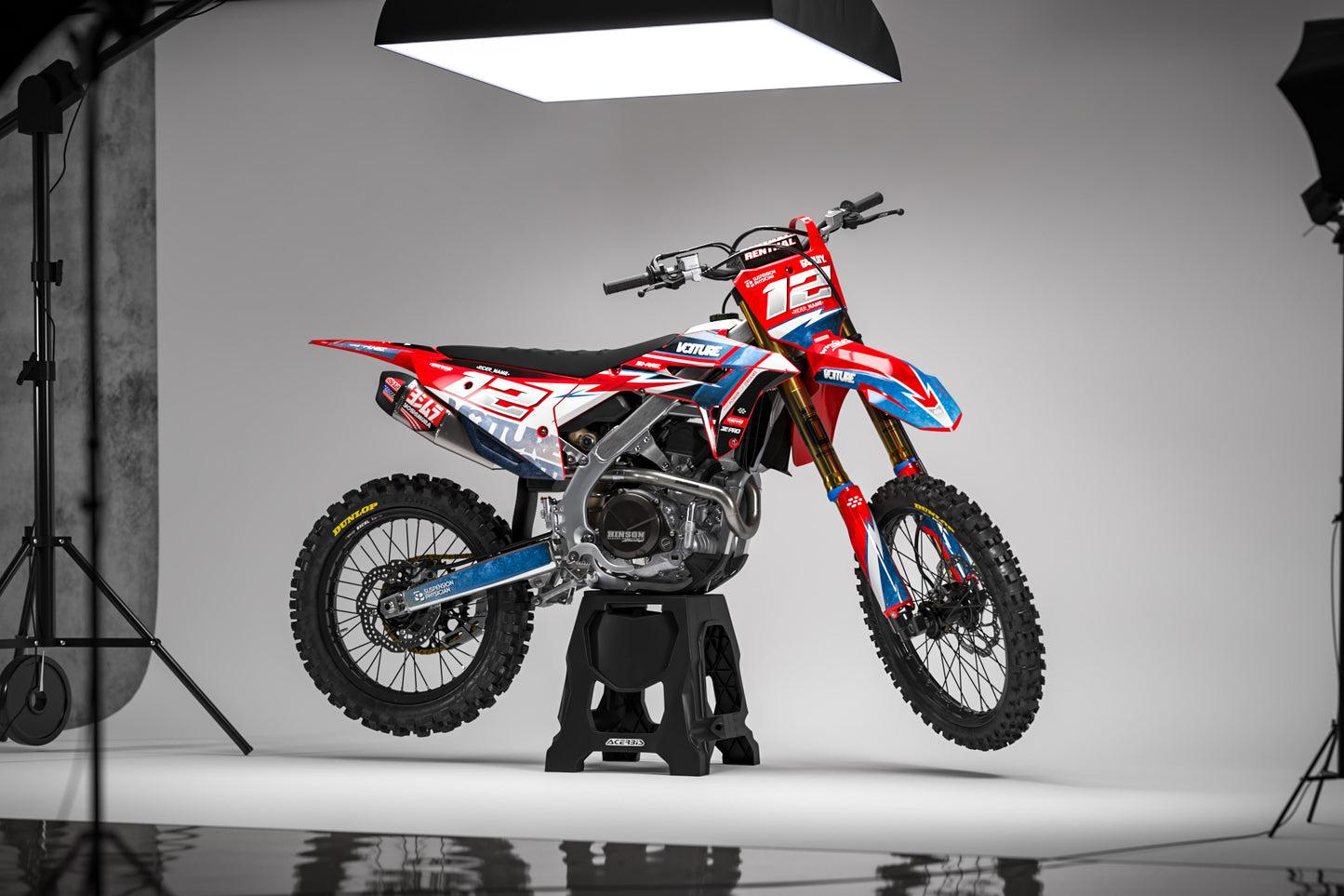 HONDA - LITE - PRE-MADE DESIGN (HONDA CRF450R 2021 - 2022 - 2023 - 2024)