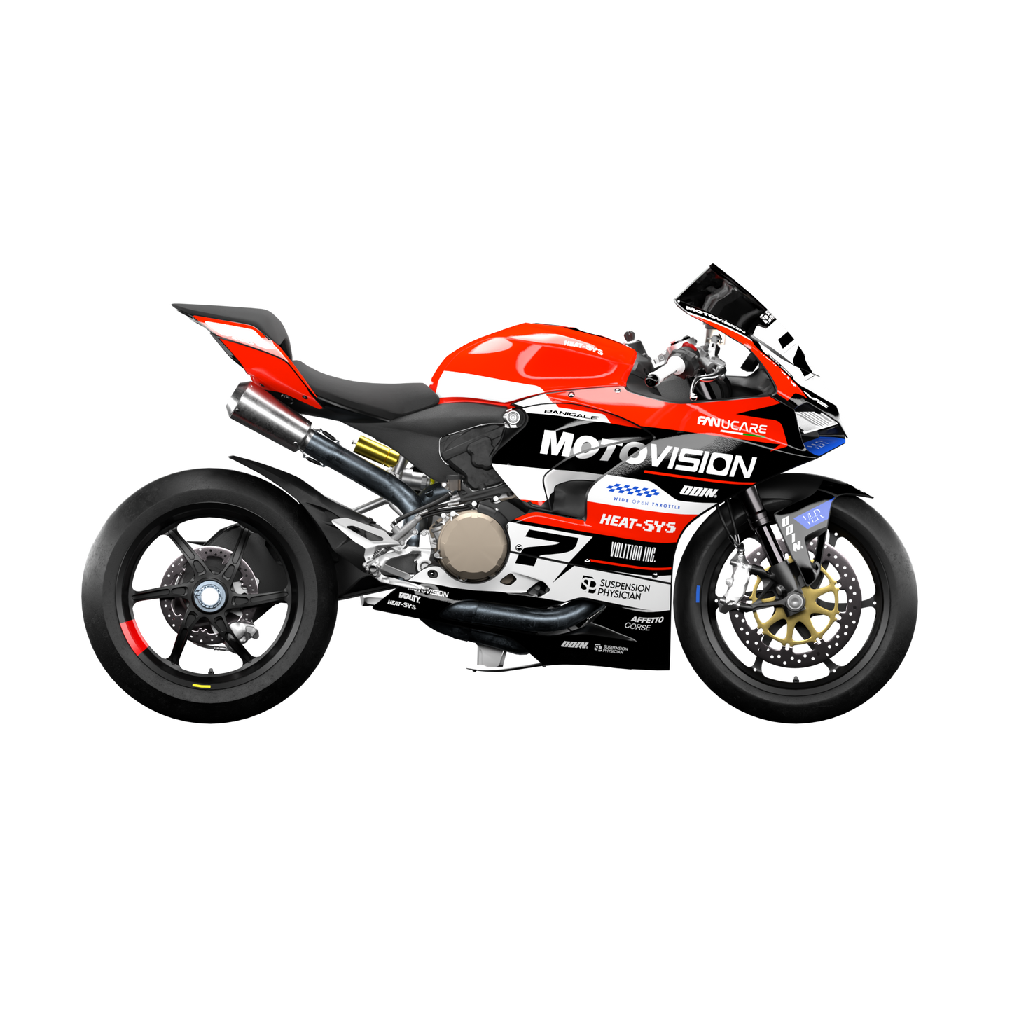 DUCATI PANIGALE V2 2020 - 2024 GRAPHICS-KIT DESIGN 1 VERSION 1