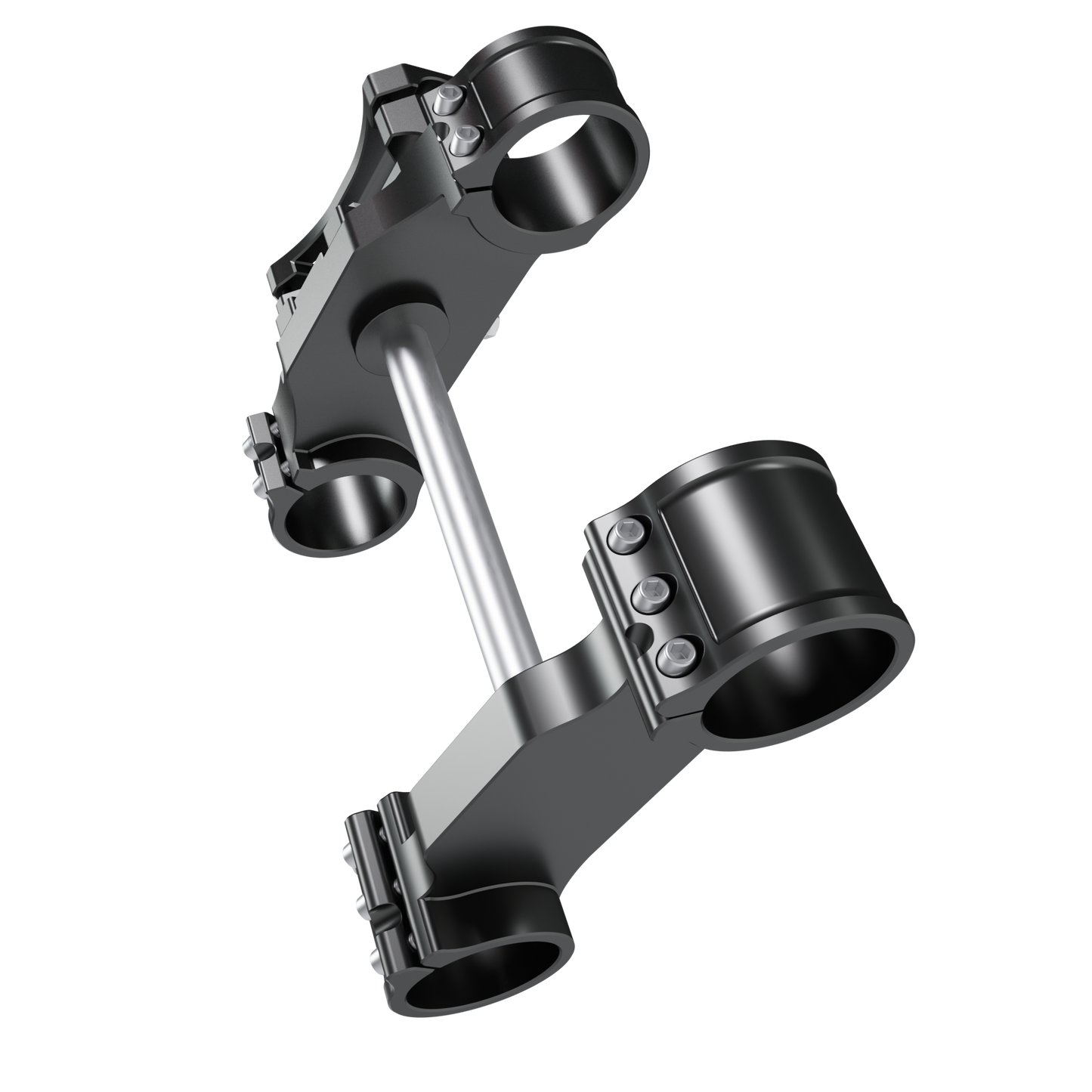 FAOR TRIPLE CLAMP ASSEMBLY FOR DIRTBIKES 3D MODEL (.OBJ AND .BLEND)