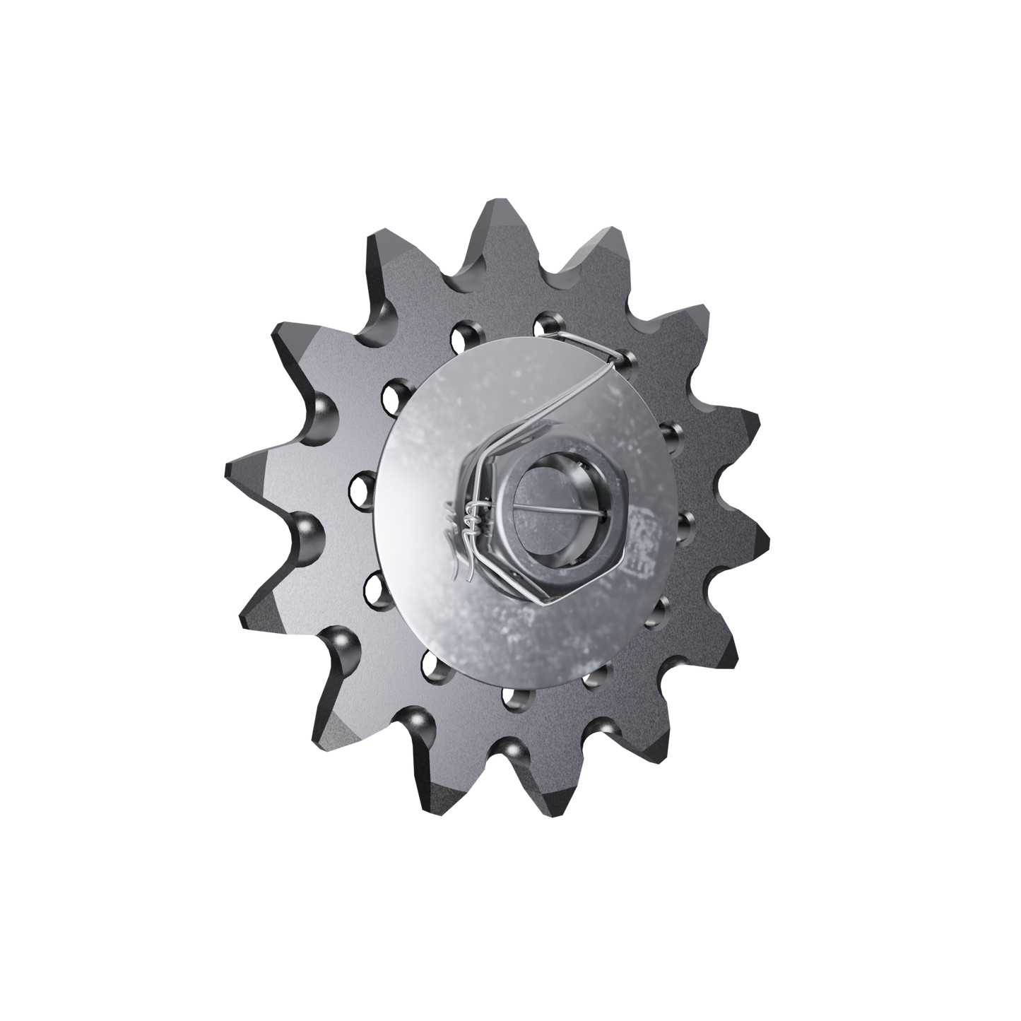 UNIVERSAL FRONT SPROCKET FOR DIRTBIKES 3D MODEL (.OBJ AND .BLEND)