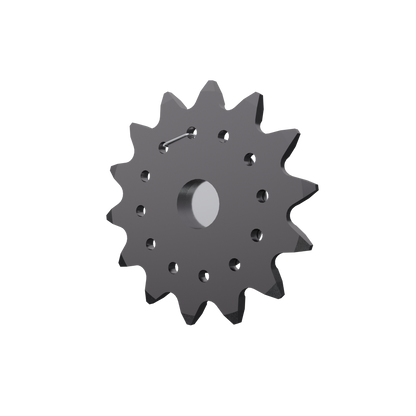 UNIVERSAL FRONT SPROCKET FOR DIRTBIKES 3D MODEL (.OBJ AND .BLEND)