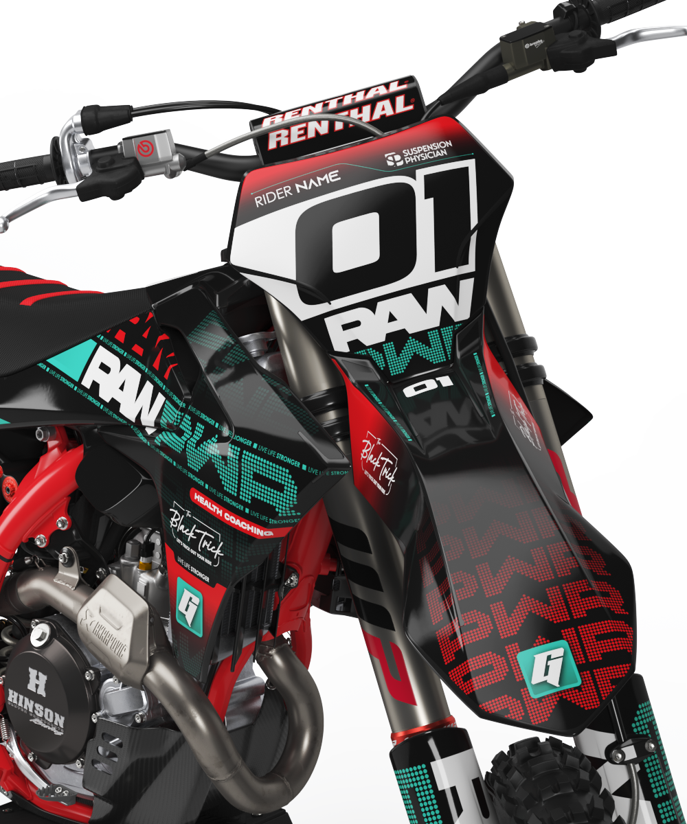 GASGAS - RAW PWR - PRE-MADE DESIGN (GASGAS MC450F, MC350F,  MC250F 2024)