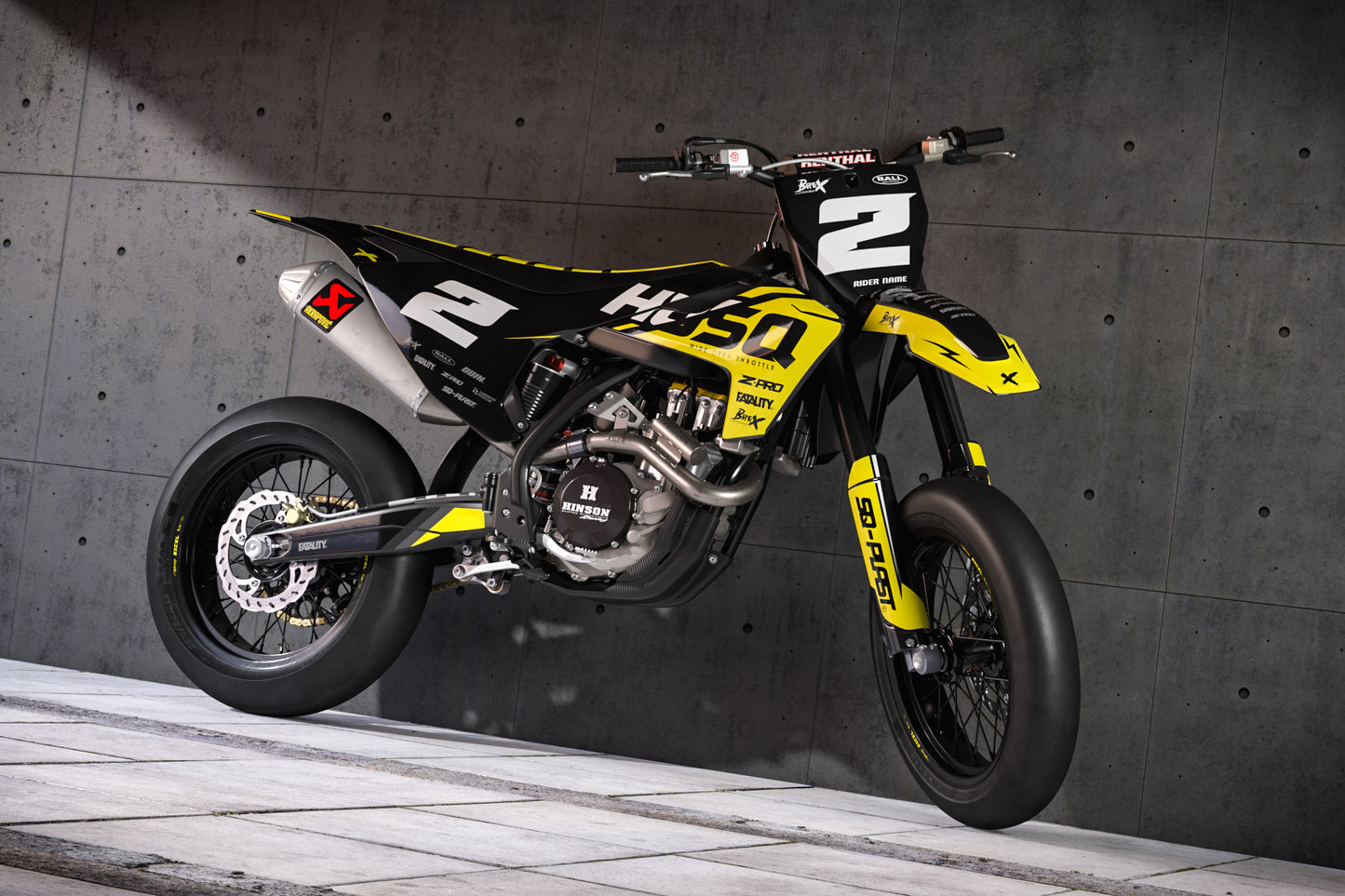 HUSQVARNA - BASE - PRE-MADE DESIGN (HUSQVARNA TC/FC 125+ 2016 - 2017 - 2018)