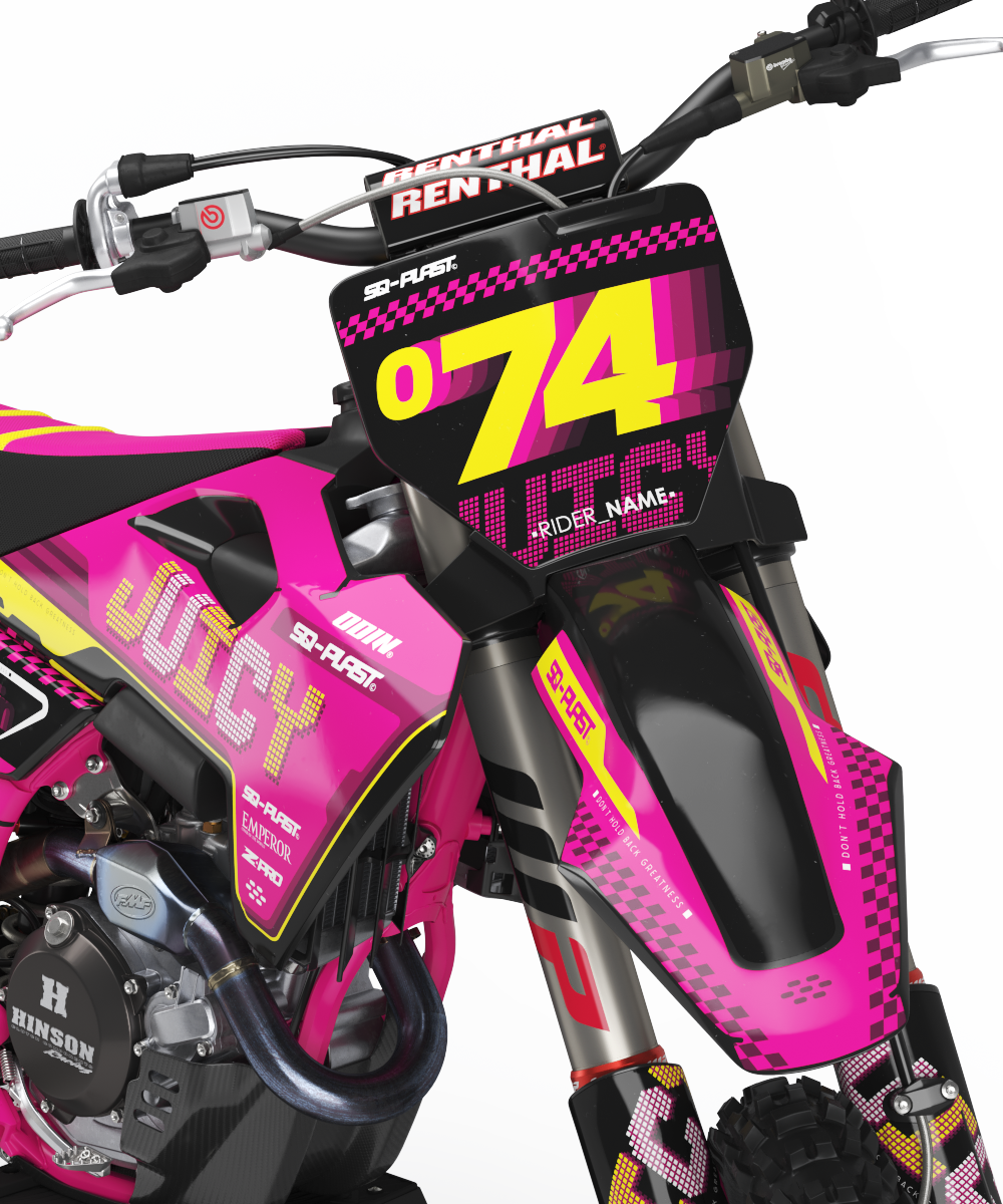 HUSQVARNA - JUICY - PRE-MADE DESIGN (HUSQVARNA TC/FC 125+ 2022 - 2023 - 2024)