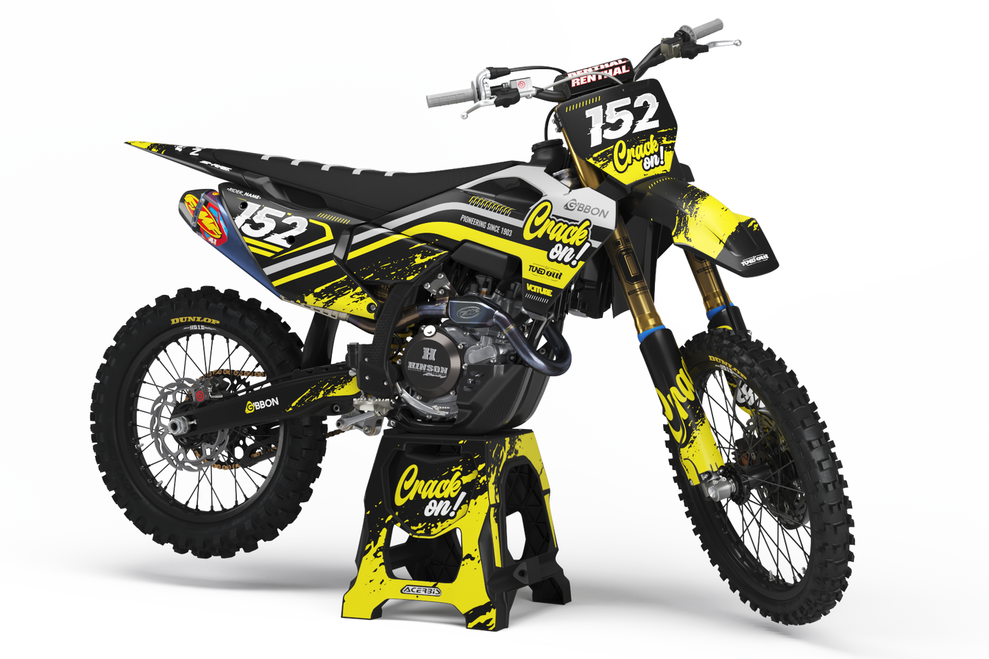 HUSQVARNA - SOLID - PRE-MADE DESIGN (HUSQVARNA TC/FC 125+ 2022 - 2023 - 2024)