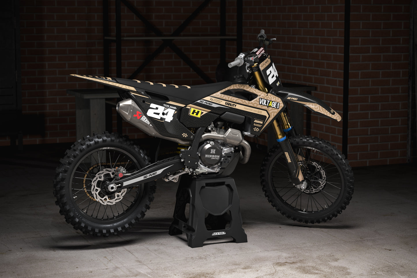 HUSQVARNA - SQUIGGLE - PRE-MADE DESIGN (HUSQVARNA TC/FC 125+ 2019 - 2020 - 2021)