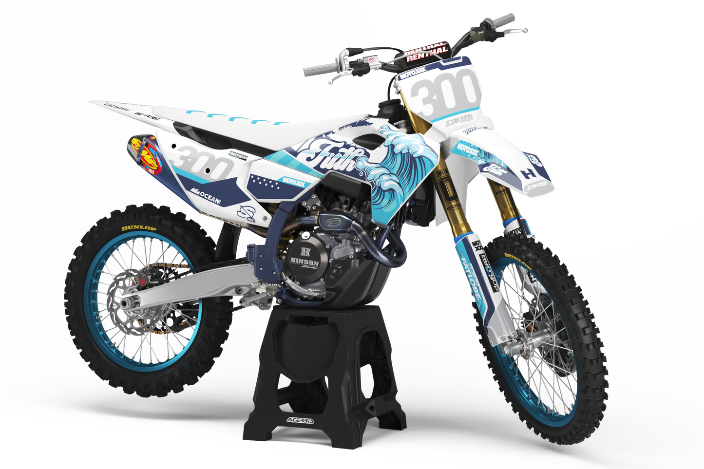 HUSQVARNA - SURFS-UP - PRE-MADE DESIGN (HUSQVARNA TC/FC 125+ 2022 - 2023 - 2024)